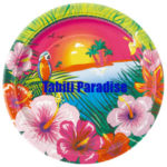 assiette Tahiti Paradise